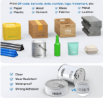 بينتساي طابعة نافثة للحبر محمولة BT-HH6205B المطورة مع قدرة تحمل طويلة 16 ساعةوالارقام والتاريخ واللوجو والرمز الشريطي ورمز الاستجابة السريعة وطباعة على البلاستيك والورق - الصورة 4