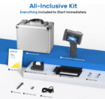 بينتساي طابعة نافثة للحبر محمولة BT-HH6205B المطورة مع قدرة تحمل طويلة 16 ساعةوالارقام والتاريخ واللوجو والرمز الشريطي ورمز الاستجابة السريعة وطباعة على البلاستيك والورق - الصورة 6