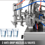 ماكينة تعبئة سوائل لزج نص الي 2 راس - الصورة 4